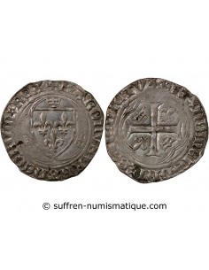 CHARLES VII - BLANC A LA COURONNE 1422 / 1461 PARIS
