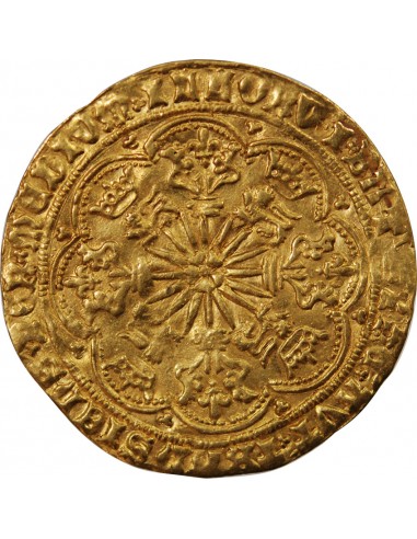 ANGLETERRE, EDOUARD IV - NOBLE D'OR A LA ROSE 1461 / 1483