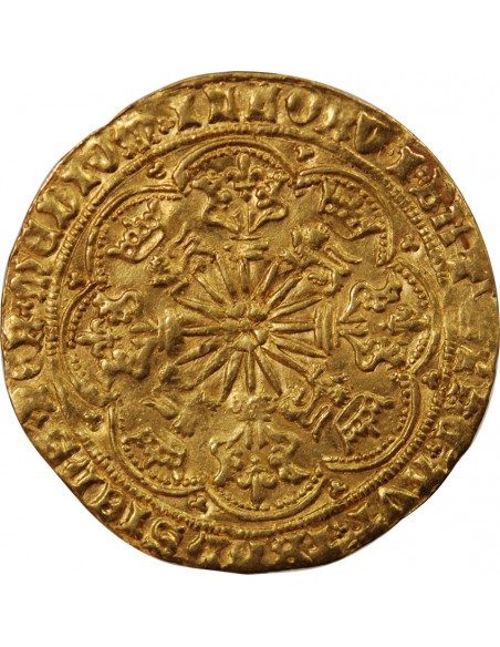 ANGLETERRE, EDOUARD IV - NOBLE D'OR A LA ROSE 1461 / 1483