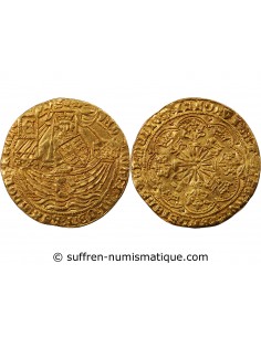 ANGLETERRE, EDOUARD IV - NOBLE D'OR A LA ROSE 1461 / 1483
