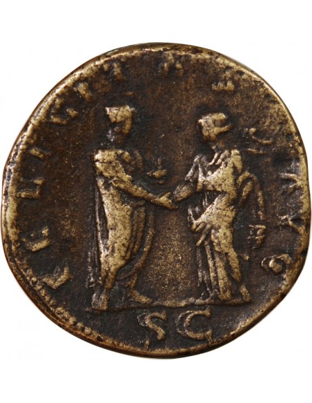 HADRIEN - SESTERCE 136 / 138 ROME