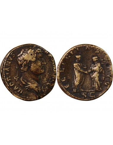 HADRIEN - SESTERCE 136 / 138 ROME