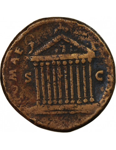 ANTONIN LE PIEUX - SESTERCE 140 / 144 ROME