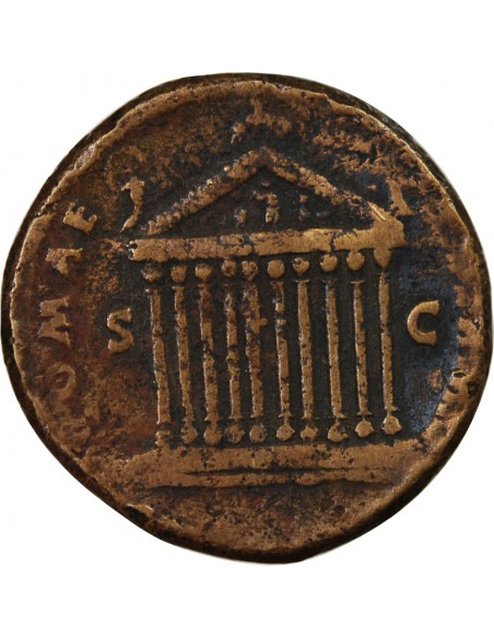 ANTONIN LE PIEUX - SESTERCE 140 / 144 ROME