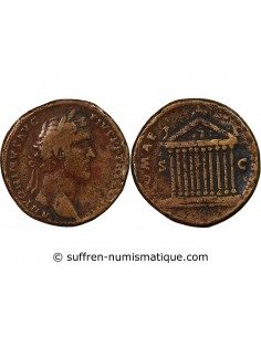 ANTONIN LE PIEUX - SESTERCE 140 / 144 ROME