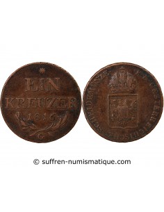 AUTRICHE, FRANÇOIS Ier - KREUZER 1816 G BAIA MARE