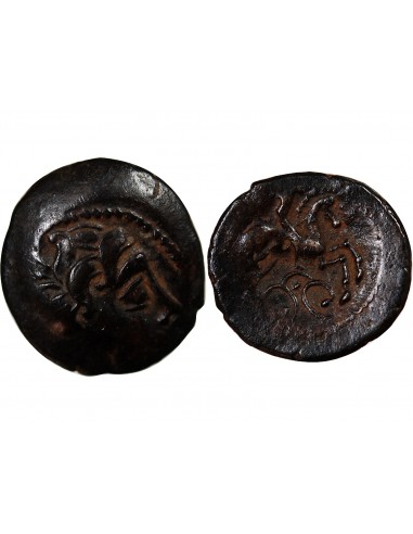 PICTONS, REGION DE POITIERS - DRACHME AU CAVALIER AILÉ