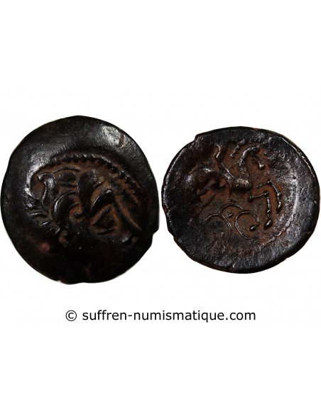 PICTONS, REGION DE POITIERS - DRACHME AU CAVALIER AILÉ