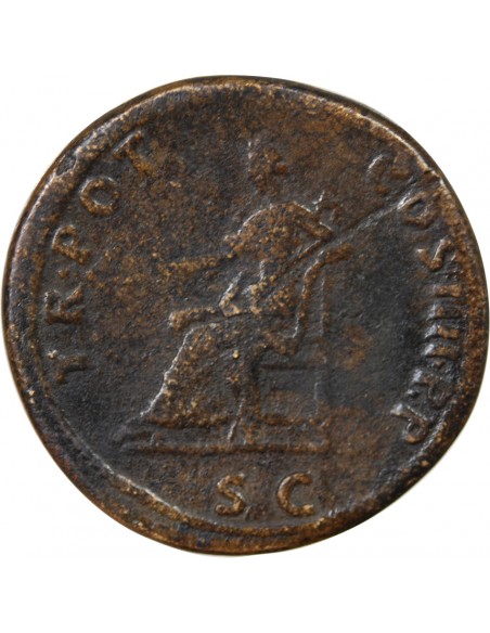TRAJAN - SESTERCE 101/102 ROME
