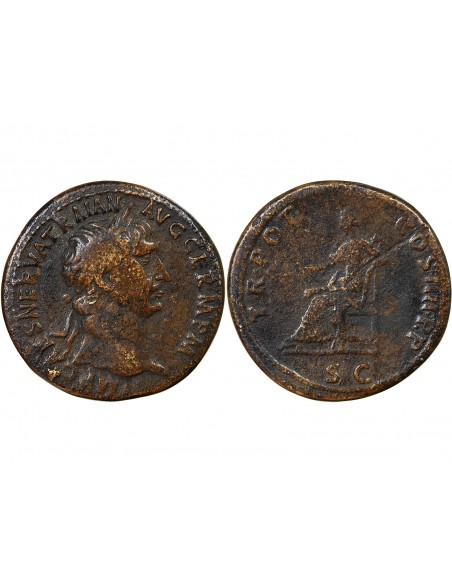 TRAJAN - SESTERCE 101/102 ROME