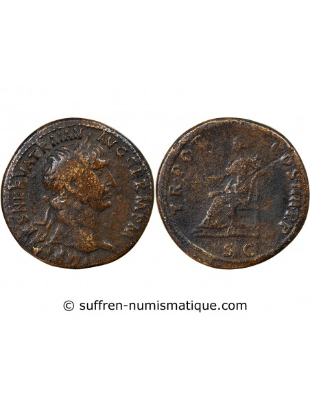 TRAJAN - SESTERCE 101/102 ROME