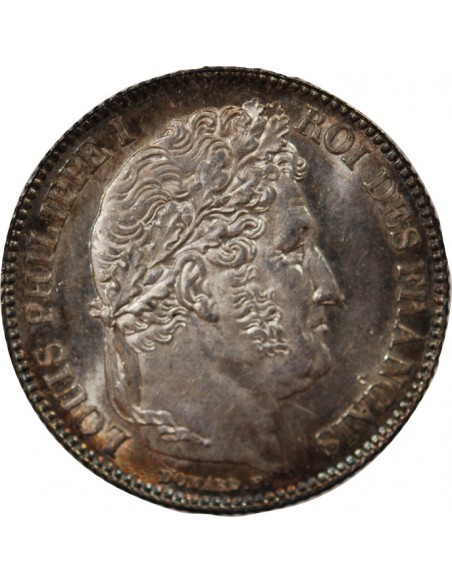 LOUIS PHILIPPE﻿ - 1 FRANC ARGENT 1845 B ROUEN