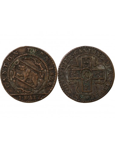 SUISSE, BERNE - 1 BATZEN 1826