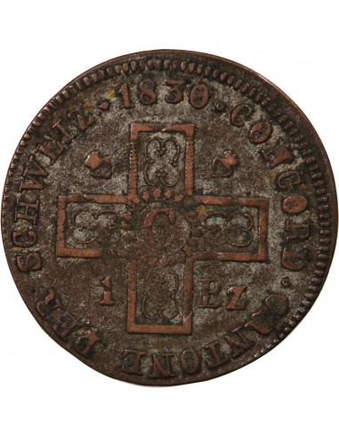 SUISSE, FRIBOURG - 1 Batzen 1830