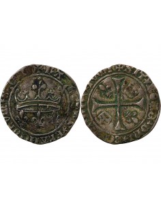 CHARLES VII - BLANC AUX LYS ACCOSTES TOURS 2