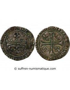 CHARLES VII - BLANC AUX LYS ACCOSTES TOURS