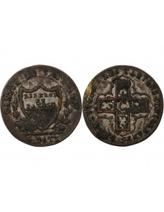 SUISSE, VAUD - 1 BATZ 1827 2