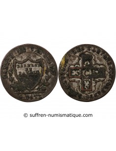 SUISSE, VAUD - 1 BATZ 1827