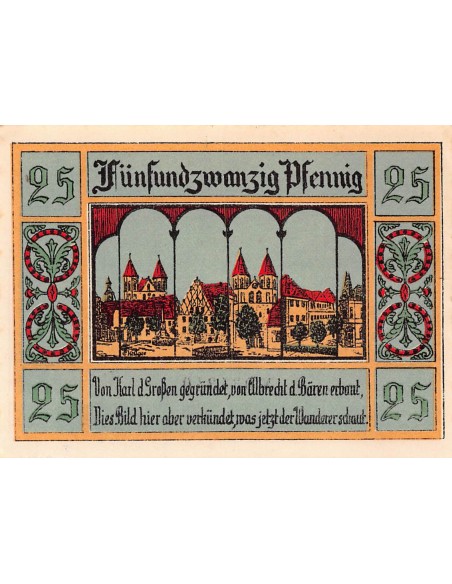 ALLEMAGNE, AKEN - 25 PFENNIG 1921