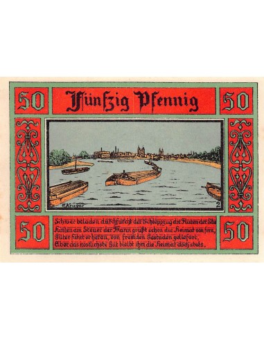 ALLEMAGNE, AKEN - 50 PFENNIG 1921