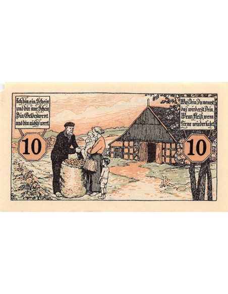 ALLEMAGNE, MELLE - 10 PFENNIG 1920