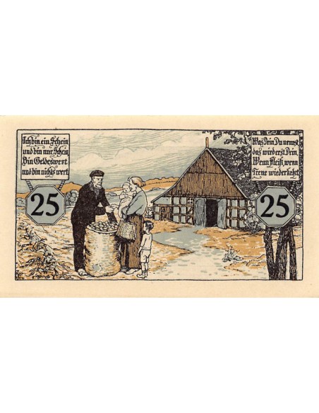 ALLEMAGNE, SCHWÄBISCH GMÜND - 25 PFENNIG 1921