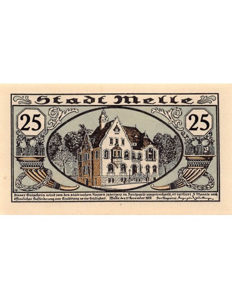 ALLEMAGNE, SCHWÄBISCH GMÜND - 25 PFENNIG 1921