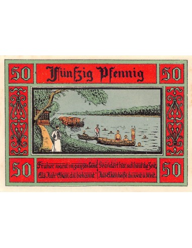 ALLEMAGNE, AKEN - 50 PFENNIG 1921