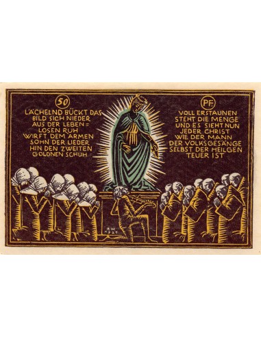 ALLEMAGNE, SCHWÄBISCH GMÜND - 50 PFENNIG 1921