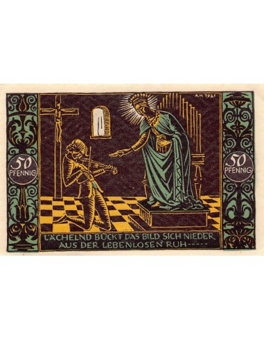 ALLEMAGNE, SCHWÄBISCH GMÜND - 50 PFENNIG 1921