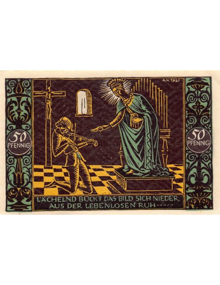 ALLEMAGNE, SCHWÄBISCH GMÜND - 50 PFENNIG 1921