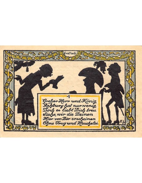 ALLEMAGNE, REHBURG - 50 PFENNIG 1921