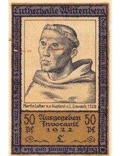 ALLEMAGNE, WITTENBERG - 50 PFENNIG 1922