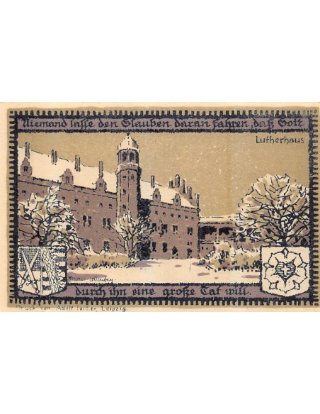 ALLEMAGNE, WITTENBERG - 50 PFENNIG 1922