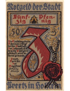 ALLEMAGNE, PREETZ- 50 PFENNIG 1921 2