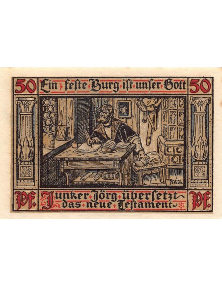 ALLEMAGNE, EISENACH - 50 PFENNIG 1921