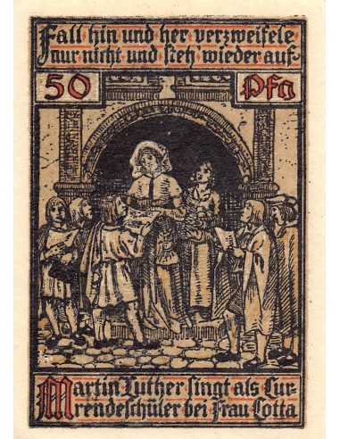 ALLEMAGNE, EISENACH - 50 PFENNIG 1921