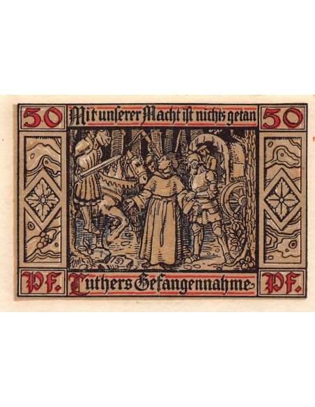 ALLEMAGNE, EISENACH - 50 PFENNIG 1921