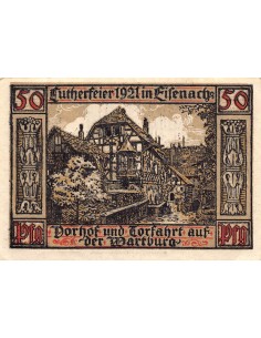 ALLEMAGNE, EISENACH - 50 PFENNIG 1921