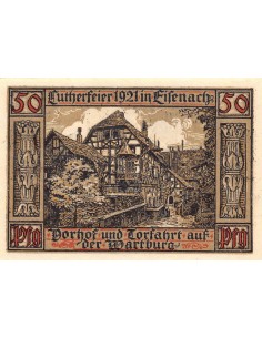 ALLEMAGNE, EISENACH - 50 PFENNIG 1921 2