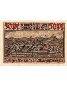 ALLEMAGNE, EISENACH - 50 PFENNIG 1921
