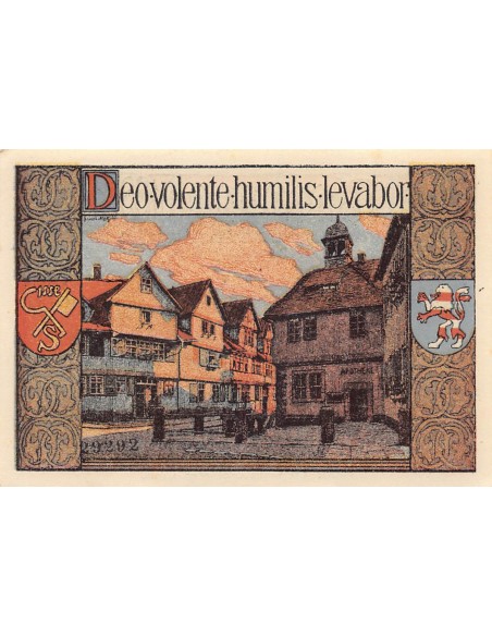 ALLEMAGNE, BAD SOODEN-ALLENDORF - 10 PFENNIG 1921