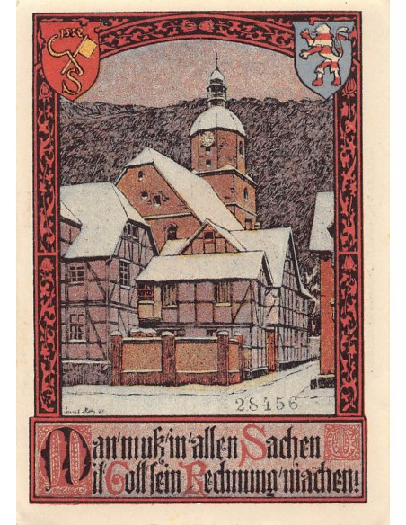 ALLEMAGNE, BAD SOODEN-ALLENDORF - 25 PFENNIG 1921