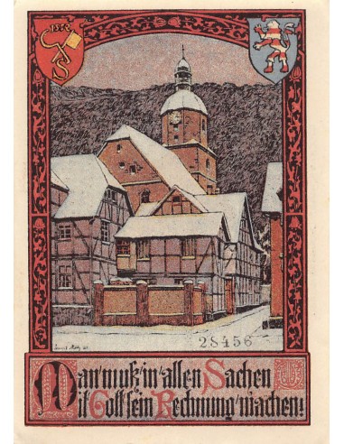 ALLEMAGNE, BAD SOODEN-ALLENDORF - 25 PFENNIG 1921