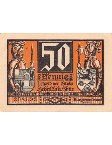 ALLEMAGNE, SCHALKAU - 50 PFENNIG 1921
