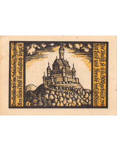 ALLEMAGNE, SCHALKAU - 50 PFENNIG 1921