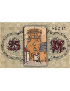 ALLEMAGNE, WUNSIEDEL - 25 PFENNIG 1918