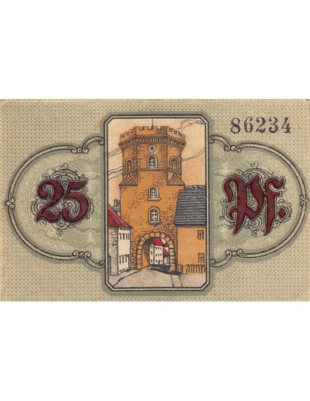 ALLEMAGNE, WUNSIEDEL - 25 PFENNIG 1918