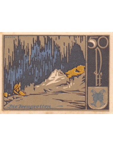 ALLEMAGNE, SAALFELD - 50 PFENNIG 1921