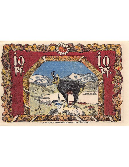 ALLEMAGNE, SCHLIERSEE - 10 PFENNIG 1921